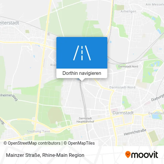 Mainzer Straße Karte
