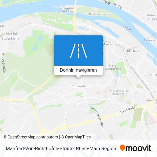 Manfred-Von-Richthofen-Straße Karte