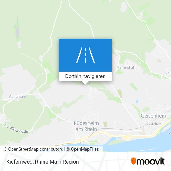 Kiefernweg Karte