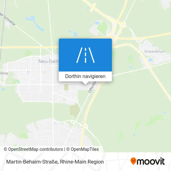 Martin-Behaim-Straße Karte