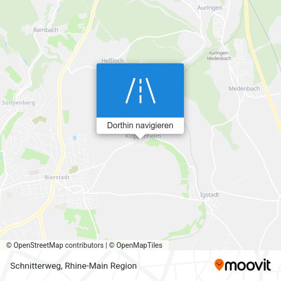 Schnitterweg Karte