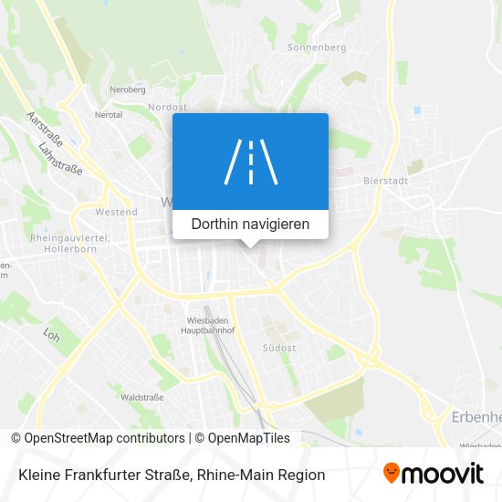 Kleine Frankfurter Straße Karte