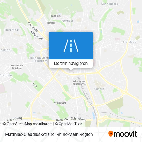 Matthias-Claudius-Straße Karte