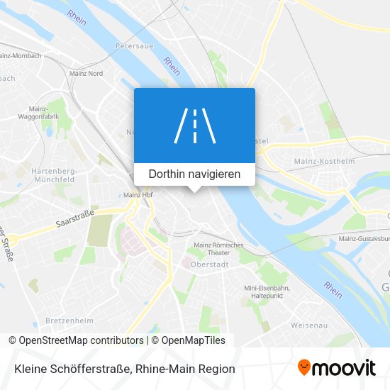 Kleine Schöfferstraße Karte