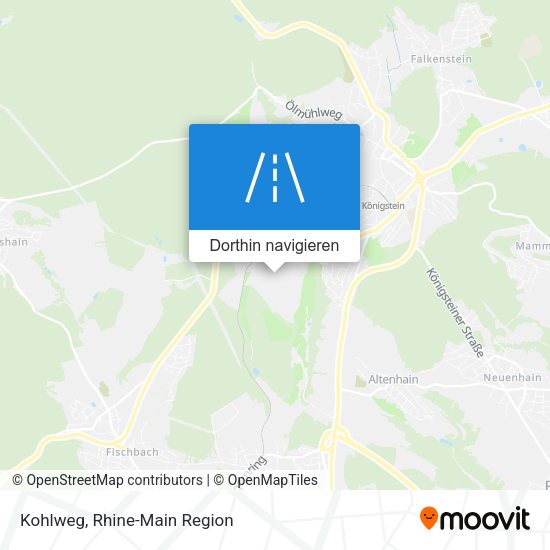 Kohlweg Karte