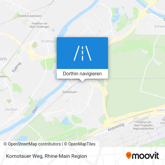 Komotauer Weg Karte