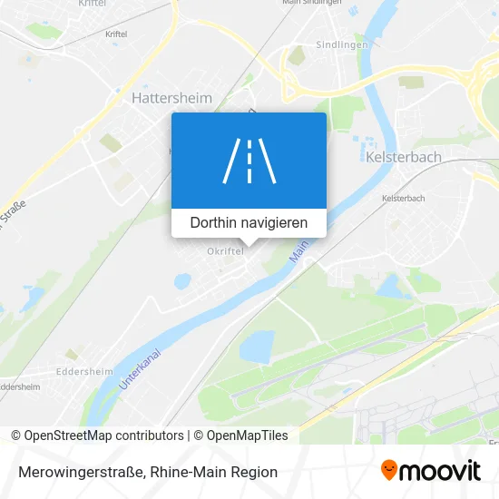 Merowingerstraße Karte