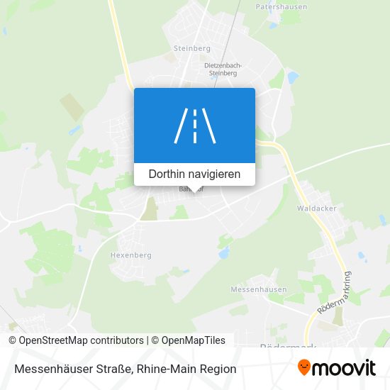 Messenhäuser Straße Karte