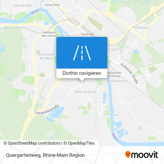 Quergartenweg Karte