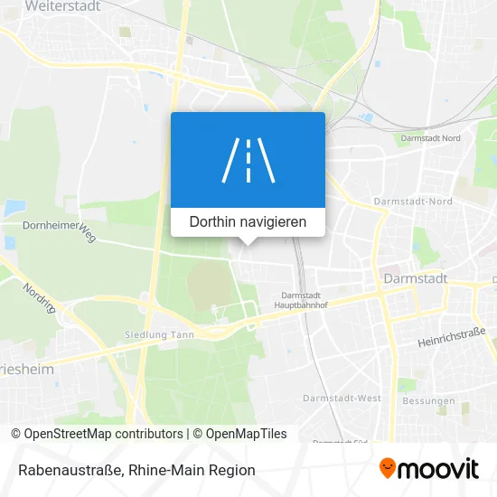 Rabenaustraße Karte