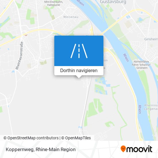 Koppernweg Karte