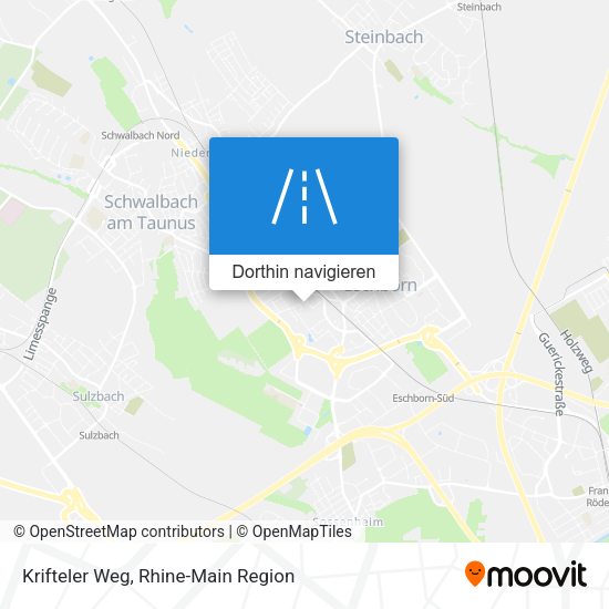 Krifteler Weg Karte