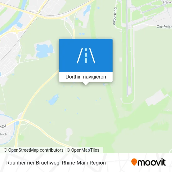 Raunheimer Bruchweg Karte