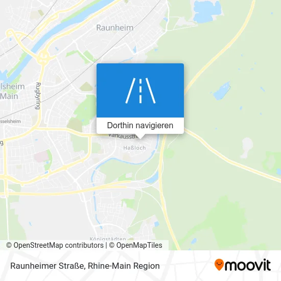Raunheimer Straße Karte