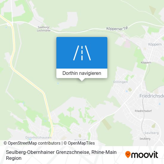 Seulberg-Obernhainer Grenzschneise Karte