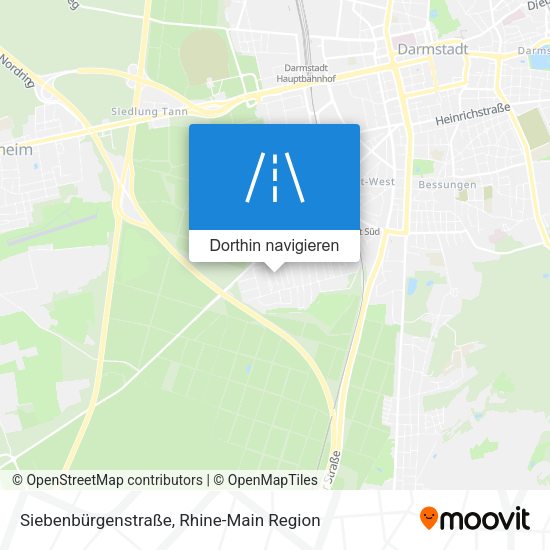 Siebenbürgenstraße Karte