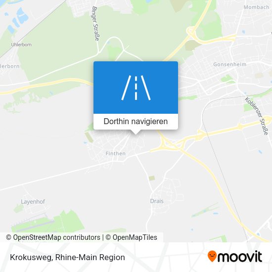 Krokusweg Karte