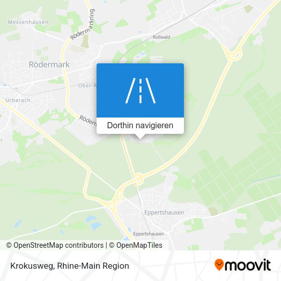 Krokusweg Karte