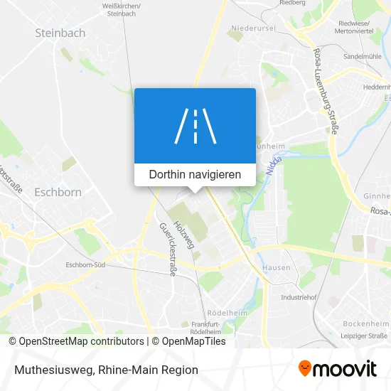 Muthesiusweg Karte