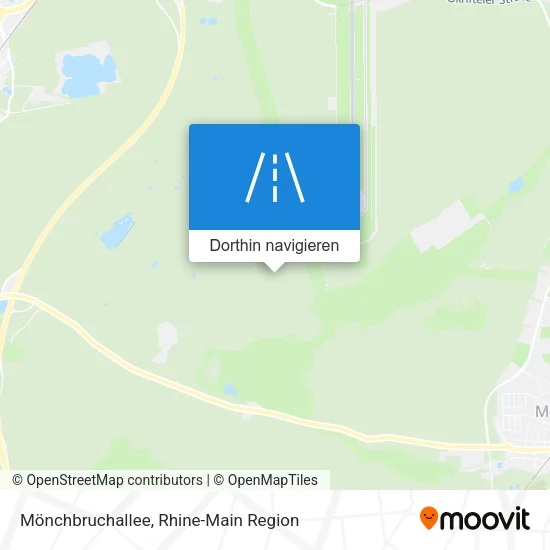Mönchbruchallee Karte