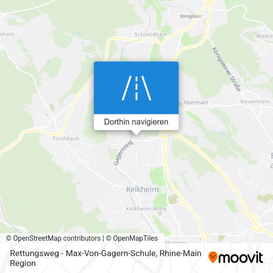 Rettungsweg - Max-Von-Gagern-Schule Karte