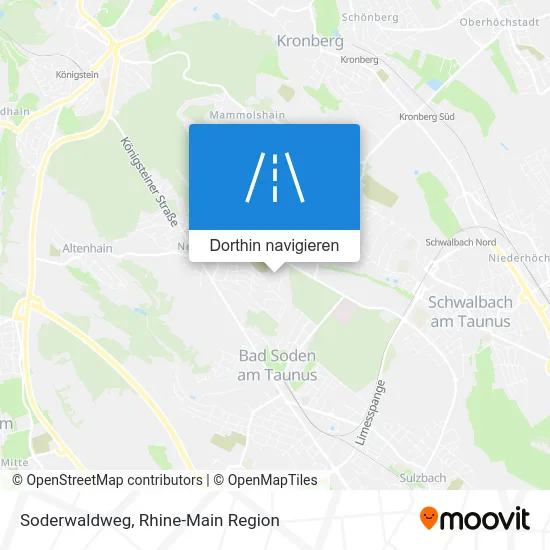 Soderwaldweg Karte