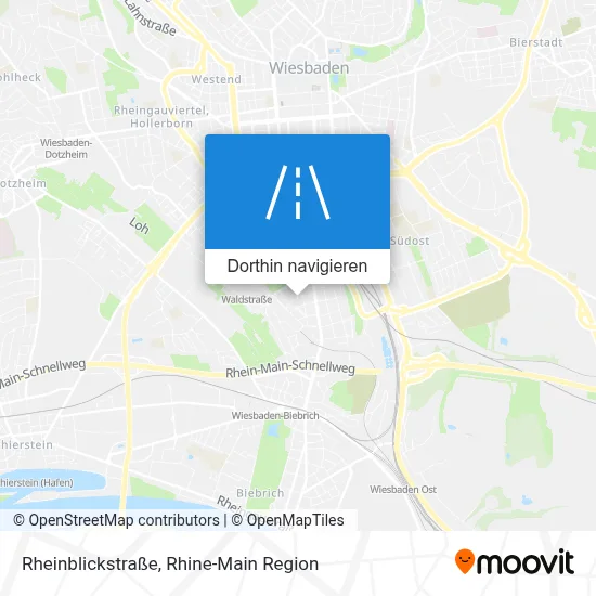 Rheinblickstraße Karte