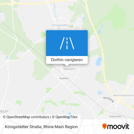 Königstädter Straße Karte