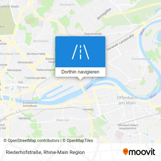 Riederhofstraße Karte