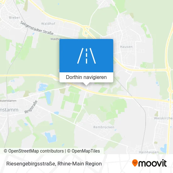 Riesengebirgsstraße Karte