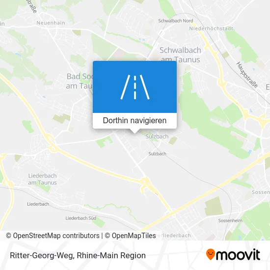 Ritter-Georg-Weg Karte
