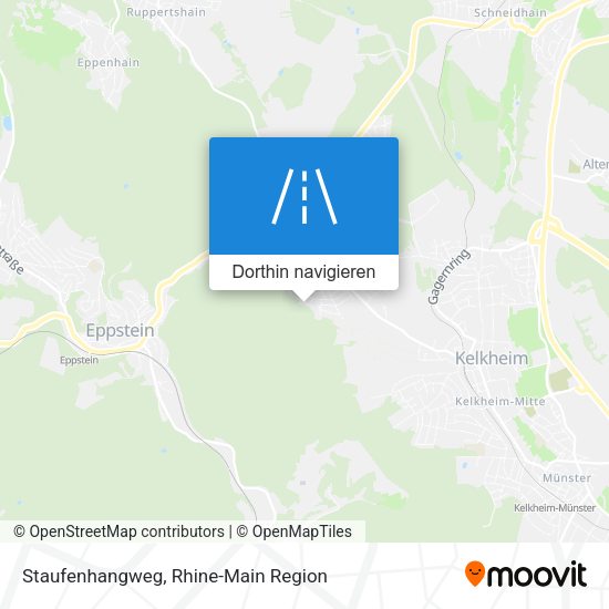 Staufenhangweg Karte