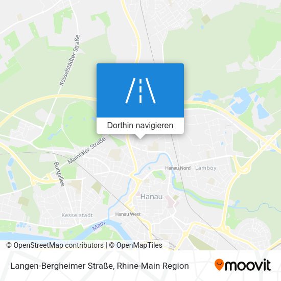 Langen-Bergheimer Straße Karte