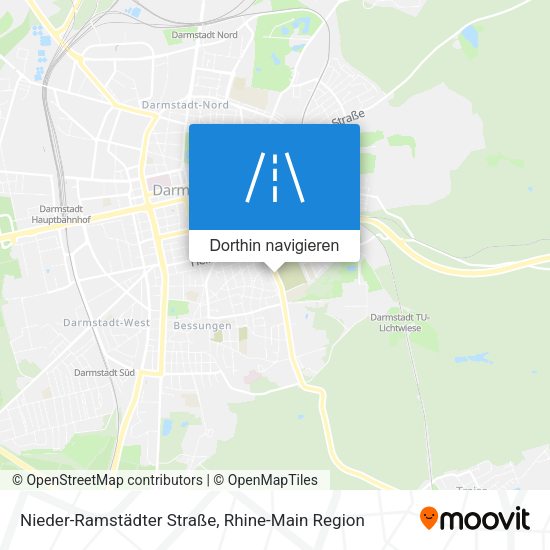 Nieder-Ramstädter Straße Karte