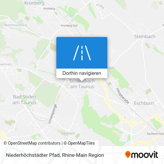 Niederhöchstädter Pfad Karte