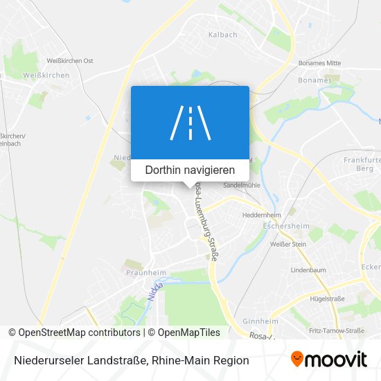 Niederurseler Landstraße Karte