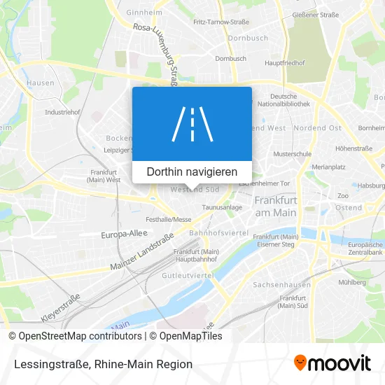 Lessingstraße Karte