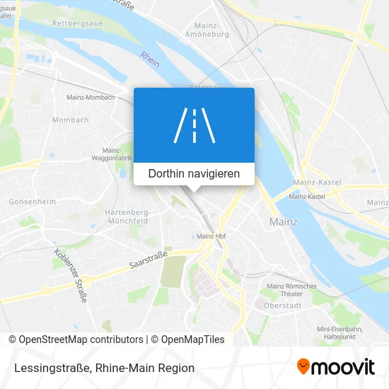 Lessingstraße Karte