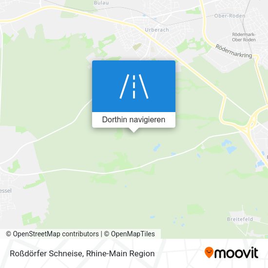 Roßdörfer Schneise Karte