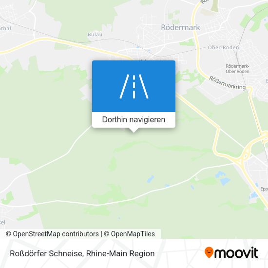 Roßdörfer Schneise Karte