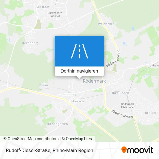 Rudolf-Diesel-Straße Karte