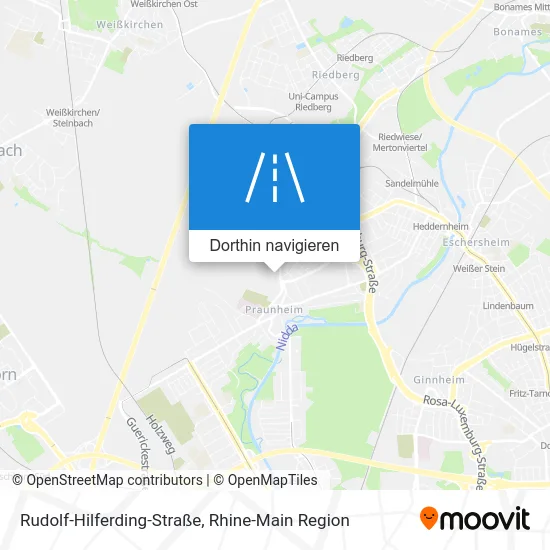 Rudolf-Hilferding-Straße Karte