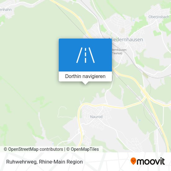 Ruhwehrweg Karte