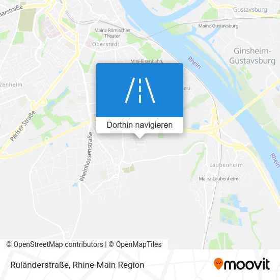 Ruländerstraße Karte