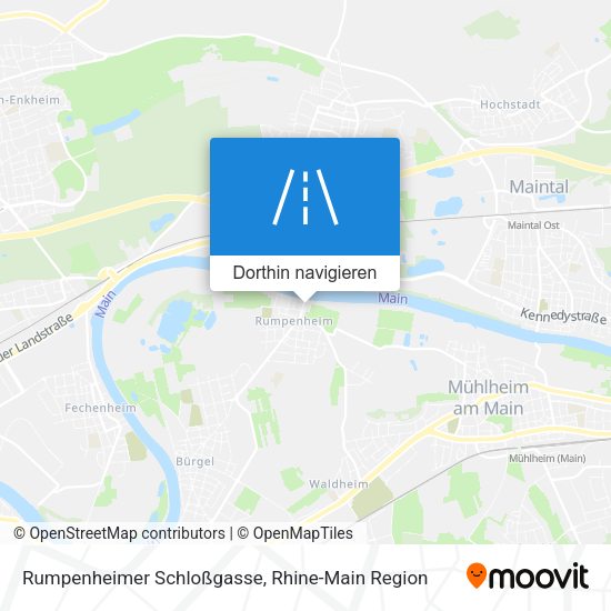 Rumpenheimer Schloßgasse Karte