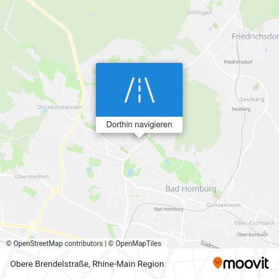 Obere Brendelstraße Karte
