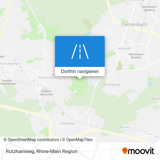 Rutzhainweg Karte