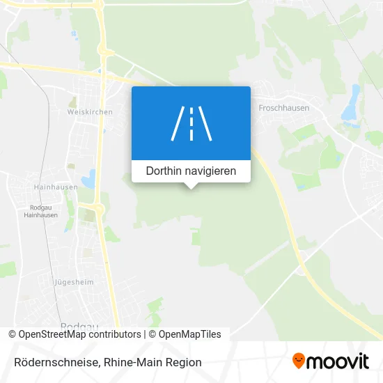 Rödernschneise Karte