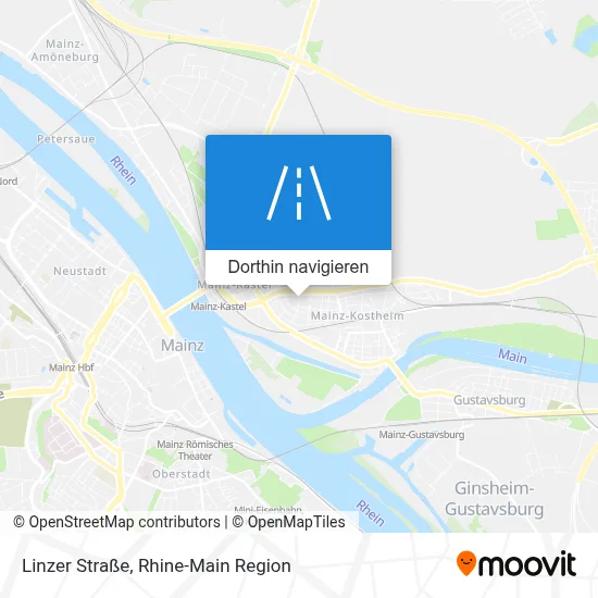 Linzer Straße Karte