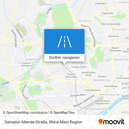 Salvador-Allende-Straße Karte
